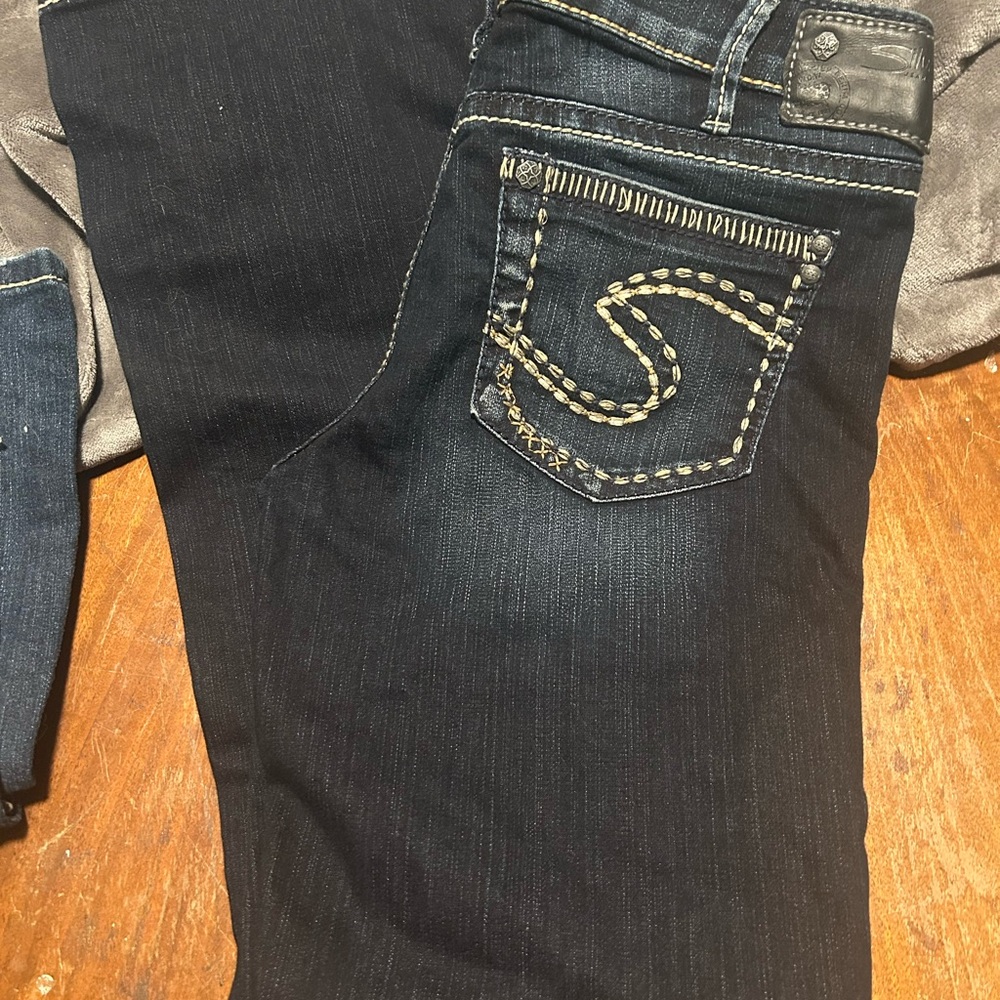Silver Jeans Women's Dark Blue Boot Cut 30/33